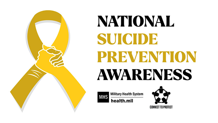 Image of The DOD theme for this year’s National Suicide Prevention Month is “Connect to Protect: Support is Within Reach,” emphasizing connectedness even during a pandemic.