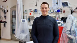Lt. Jodi Carroz, an Emergency Department Registered Nurse assigned to Naval Hospital Twentynine Palms