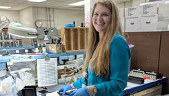 Photo of Shanna, a health physics intern