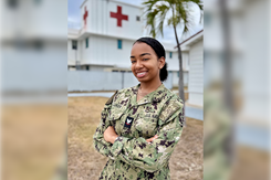 Petty Officer 3rd Class Damelah Fluker