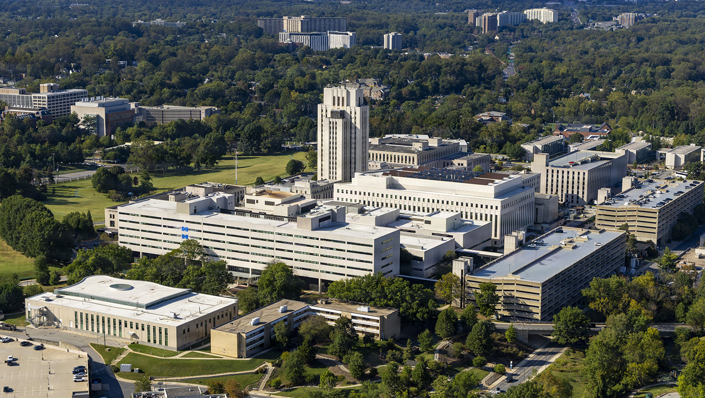 Aerial view of Walter Reed