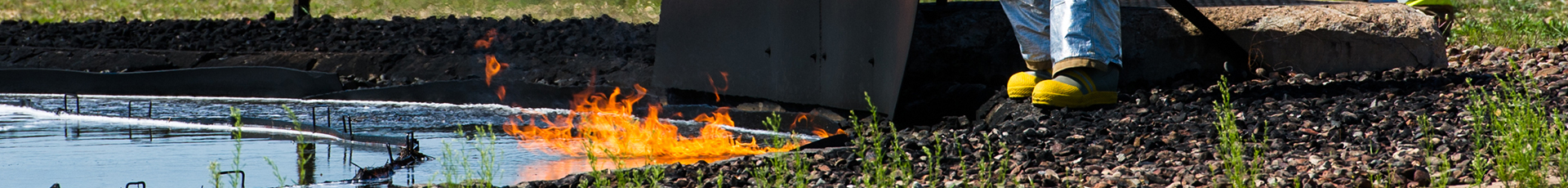 U.S. Air Force firefighters ignite a live fire burn pit during live fire training as part of exercise Patriot Warrior at Sparta/Ft. McCoy Airport, Wis., August 8, 2016. Patriot Warrior is a joint exercise designed to demonstrate contingency deployment training ranging from bare base buildup to full operational capabilities. More than 11,000 members from the U.S. service branches and their Reserve components, including Air Force, Army, Navy, and Marines are participating alongside British, Canadian, and Saudi Arabian forces (U.S. Air Force photo by Airman 1st Class Christopher Dyer)