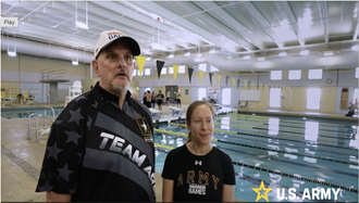 Link to Video: Army Care Recovery Program Chris Uggiano, Army Team Sports Director, and Amanda Miller, the program's Chief of Adaptive Reconditioning, speak about the organization and the 2026 Army Trials Swimming Competition