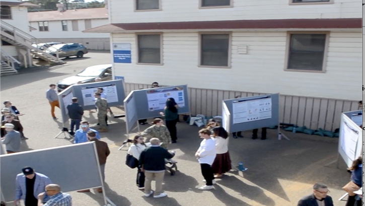 An aerial view of the NHRC's annual research day competition