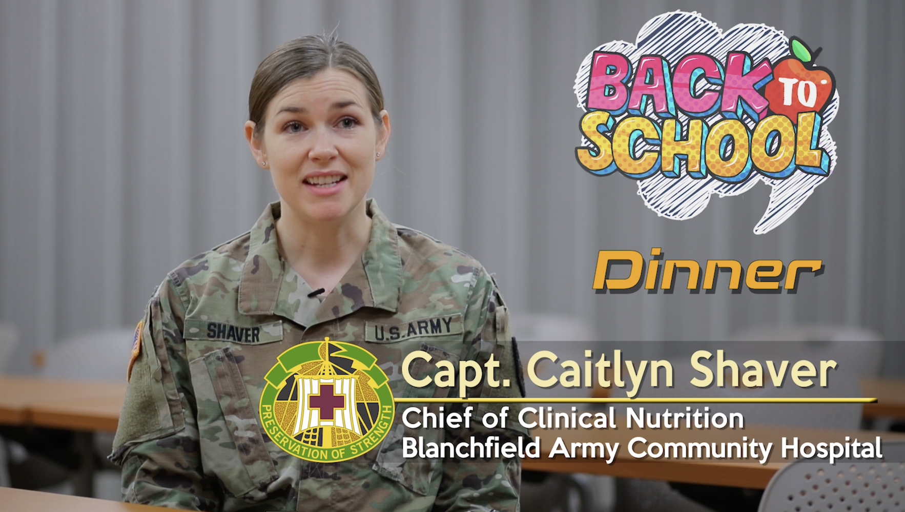 Link to Video: Back to School infographic Healthy Eating Dinner