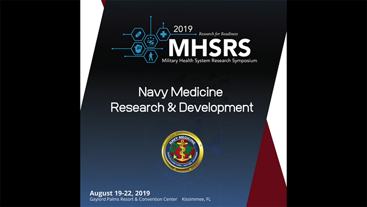 Day 1 at the 2019 Military Health System Research Symposium