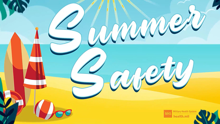 Summer safety infographic