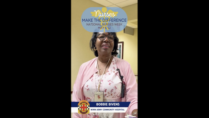 Nurses Week video of Bobbie Bivens