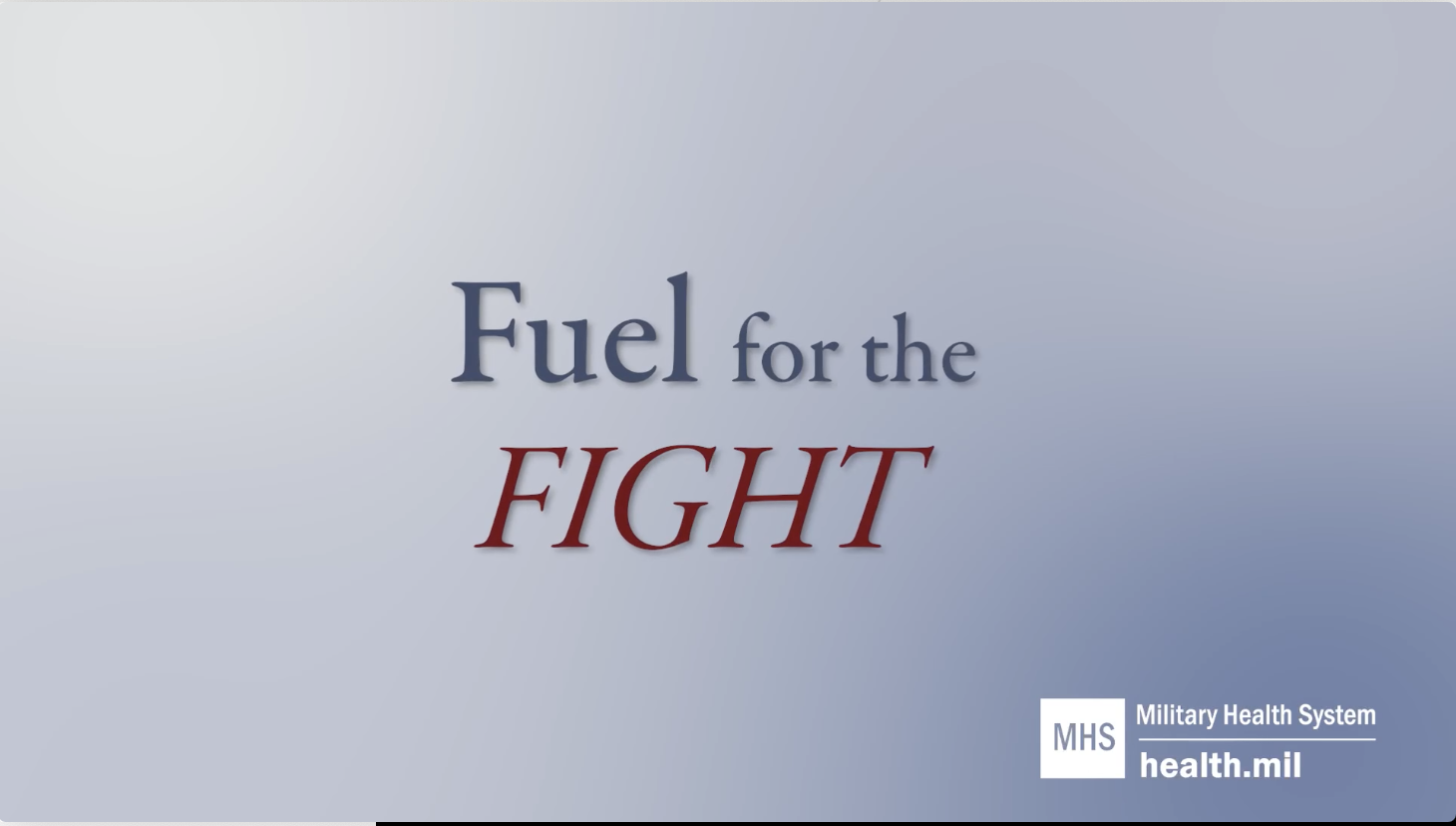 Fuel for the fight video thumbnail