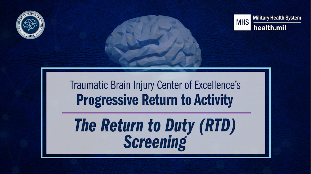 Thumbnail image of PRA training video 6, the return to duty screening