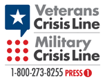 Veterans Crisis Line, Military Crisis Line. 1-800-273-8255, press 1